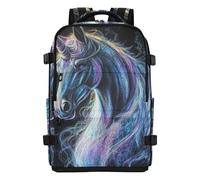 Amooorous Mysterious White unicorns Backpack For Men Water-resistant Lightweight Computer Backpack For Men 15.6 Inch Laptop Bag for Travel Business Casual or College mochila para laptop hombre 20L