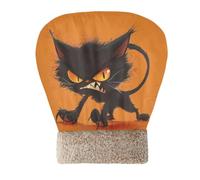 Amooorous Orange Angry Cat Cartoon Anime Sleeping Bag Covered Cat Bed for Cats and Small Dog Pet Snuggle Sack Winter Comfortable Cozy Self Heating