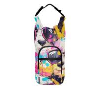 Amooorous Panda Cartoon Anthropomorphic Doodles Sling Water Bottle Holder Easy-To-Carry Insulated Water Bottle Holder Water Bottle Carrier with Strap,Fits 20 oz, 24 oz, 32 oz,40 oz bottles