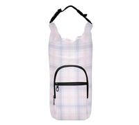 Amooorous Powder Blue Checkerboard Water Bottle Carry Bag Insulated Bottle Carrier Water Bottle Belt Holder,Fits 20 oz, 24 oz, 32 oz,40 oz bottles