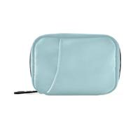 Amooorous Powder Blue Solid Color Pure Plain first aid bag with Detachable Compartments attachable pill organizer 3x a day for purse