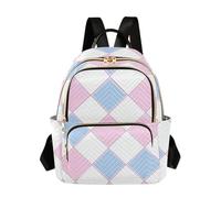 Amooorous Powder Blue Square 12.5 Inch waterproof shoulder diaper bag backpack small fashion backpack for travel&work