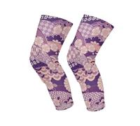 Amooorous Purple Japanese Zephyr Cherry Blossoms lightweight knee pads for volleyball knee sleeve，compression，basketball