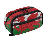 Amooorous PVC Back-to-School Essential Flag Wales Pencil pouching