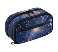 Amooorous PVC Back-to-School Essential Galaxy Night Sky Pen Bag