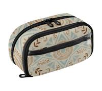 Amooorous PVC Large Pencil Bag Boho Simple Modern Pattern Pencil Case