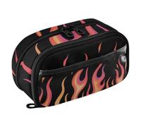 Amooorous PVC Multi-Purpose Pencil pouching Flowing Fire Orange Giraffe Pencil pouching