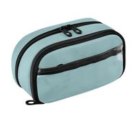 Amooorous PVC Teacher Must-Have Powder Blue Solid Color Pure Plain Stationery Organizer