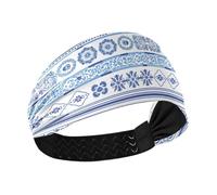 Amooorous Seamless Borders Non-Slip gym headbands for women Elastic sweatbands for Football Athletic Sports tennis cinta para el cabello