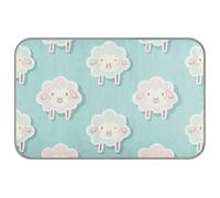 Amooorous Sheep Ash Sticker Style Lake Blue Summer pet cooling mats Self Cooling pad for outdoor cat for kitten dogs outside pet summer tapete enfriador para perros M