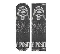 Amooorous skateboard tape grip Waterproof scooter accessories Death God Black Skull Gothic
