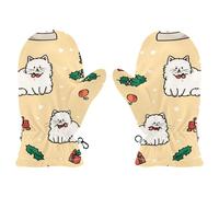 Amooorous Sketch Style Cute Cartoon Cat cute toddler girl mittens age 4-5 kids winter gloves guantes de invierno para ninos S 2-4