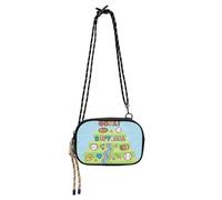 Amooorous Softball Goal Green Blue Pattern Womens Purses Crossbody for Womens Fashion with Credit Card Slots Over The Shoulder Purse For Hiking Traveling carteras elegantes para mujer