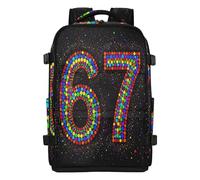 Amooorous Spotty 6 7. Funny Six Seven Womens Backpack Stylish Laptop Messenger Bag 15 Inch Laptop Bag for Women & Men Outing Work Family Travel mochilas para la escuela 20L