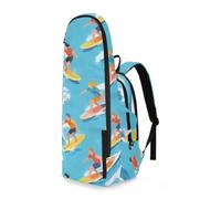 Amooorous Tennis Racket Ball Backpack Surfing Sport Blue 3 Rackets Badminton Pickleball Bag