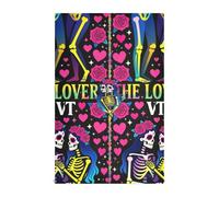 Amooorous The Lovers Tarot Goth Kissing decorative tea towels kitchen printed farm absorbent hand towels tallas para ropa 28x18in set of 6