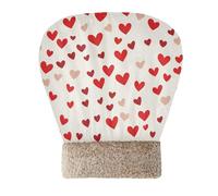 Amooorous Valentines Red Love Heart Cat Bag Sleeping Cuddle Cave Perfect Shelter Hideaway Pet Snuggle Sack Cold Weather Cozy Plush Wrap Semienclosed