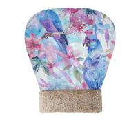 Amooorous Watercolor Animal Hyacinth Macaw Fuchsia Soft Blue Cat Sleeping Bags Cave for Indoor Cats for Small Dogs Kitten's Hideaways Winter Comfortable Washable