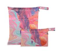 Amooorous Way Of Life waterproof bag for swimsuit 2 Pack travel essentials for babies with handles for daycare, beach