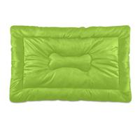 Amooorous Yellow Green Solid Color Pure Plain Washable Dog Bed Mat Soft Comfortable Anti-Slip Bottom Pet Bed for Large Jumbo Medium Small Dogs 36" x 24"
