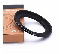 AMOPOFO 40.5 mm - 43 mm Aluminium Black Lens Converter, Compatible with 40.5 mm and 43 mm UV, ND, CPL Accessories