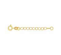 Amor 2018047 Women's Replacement Parts Extension Chain, 5 cm, Gold, Comes in Jewellery Gift Box, None
