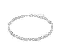 amor ladies bracelet 21cm Infinity Hearts 925 silver rhodium-plated white zirconia