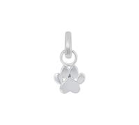 amor Charm 925 Sterling Silver Women Charms, 1.7 cm, Silver, Paw, Comes in Jewelry Gift Box, 2038475