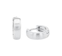 Amor Creoles Unisex Women Men Ear jewelry, 1,4 cm, Silver, Comes in jewelry gift box, 2023069