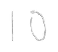 Amor Creoles Women Ear jewelry, 2,5 cm, Silver, Comes in jewelry gift box, 2028688