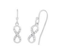 Amor Earrings 925 Sterling Silver Women's Earrings, Silver, Comes in Jewelry Gift Box,
