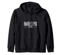 Amor Et Pax Love and Peace Latin Men Women Kids Gift Zip Hoodie