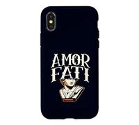 Amor Fati Latin Proverb Inspirational Stoic Philosophy Quote Case for iPhone X/XS