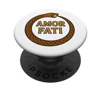 Amor Fati Ouroboros Stoic Philosophy PopSockets Adhesive PopGrip