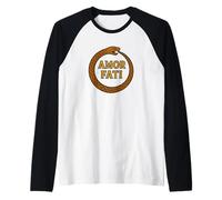 Amor Fati Ouroboros Stoic Philosophy Raglan Baseball Tee