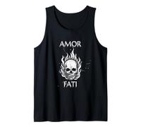 Amor Fati Stoic Philosophy Latin Quote Marcus Aurelius Tank Top