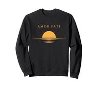 Amor Fati Stoic Philosophy Quote Marcus Aurelius Meditation Sweatshirt