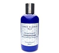 Amor Florum Blu - Conditioner - 99% Natural - Lavender, Mint, Geranium, Cedarwood. Sulfate/Parabens/Silicone Free. Gentle, Concentrated. pH 5.5 For Sensitive Skin. 250ml