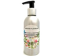 Amor Florum - Clay Cleansing Lotion - 99% Natural - Kaolin Clay, Lavender, Geranium, Mint. Gently Cleanse, Hydrate. pH 5.5, Sensitive Skin.150ml