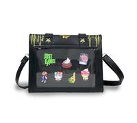 Amor gift Ita Bag Crossbody Cute Small Pin Purse Kawaii Anime Messenger Bag for Women, Black Magic Book, 3.9 x 11.8 x 7.9 inches