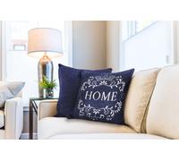 Emma Barclay Amor Home - Cushion Cover in Navy - 17x17 (43x43cm)