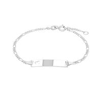 Amor Ident Bracelet 925 Sterling Silver Women's Bracelet, 16+2 cm, Silver, Comes in Jewelry Gift Box, 2016493