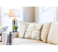 Emma Barclay Amor Love - Cushion Cover in Natural - 17x17 (43x43cm)