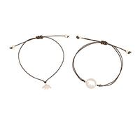 AMOR SPES 2/3 Pack Card Bracelets Matching Wish Bracelets With Card Gift For Mother Mom From Daughter Son Mama Bear Bracelets BFF Gift Best Friend Forever (2 Pack)