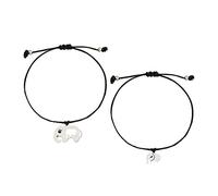 AMOR SPES 2/3 Pack Cute Elephant Matching Bracelets With Card Gift For Mother From Daughter Happy Mother's Day Back To School Friendship Bracelets BFF Gift Best Friend Forever (2 Pack)