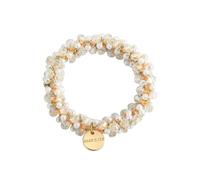 AMOR SPES Crystal Pearl Hair Tie Rope Hair Band for Women Elastic Tie Hair Scrunchies Hair Accessories Headbands (E)