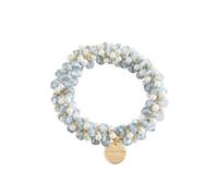 AMOR SPES Crystal Pearl Hair Tie Rope Hair Band for Women Elastic Tie Hair Scrunchies Hair Accessories Headbands (K)