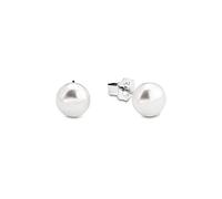 Amor Stud Earrings 925 Sterling Silver Ladies Earrings, With Freshwater Cultured Pearl, 0.7 Cm, Silver, Comes In Jewelry Gift Box, 2016870