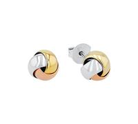 Amor Stud earrings Women Ear jewelry, 7 cm, Tricolor, Comes in jewelry gift box, 9618316