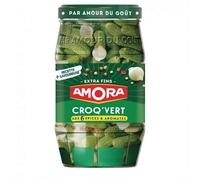 Amora Croq'Vert Cucumbers Extra Fine 205 g (Pack of 4)